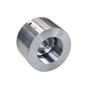 End cap for waterjet equipment installation and professional maintenance